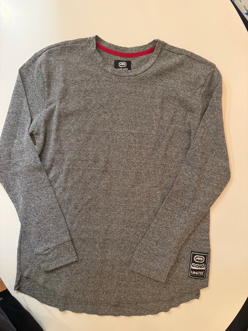 Ecko Unltd Men’s gray waffle top size XXL
